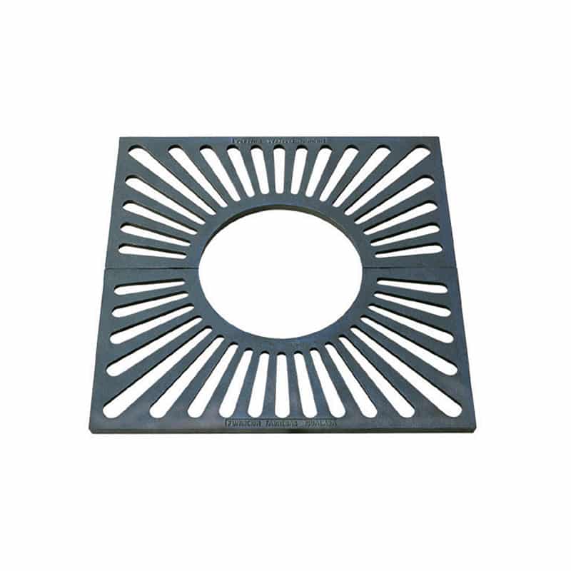 Grille d'arbre lumière carrée