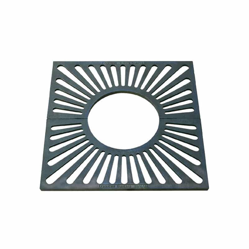 Grille d'arbre lumière carrée