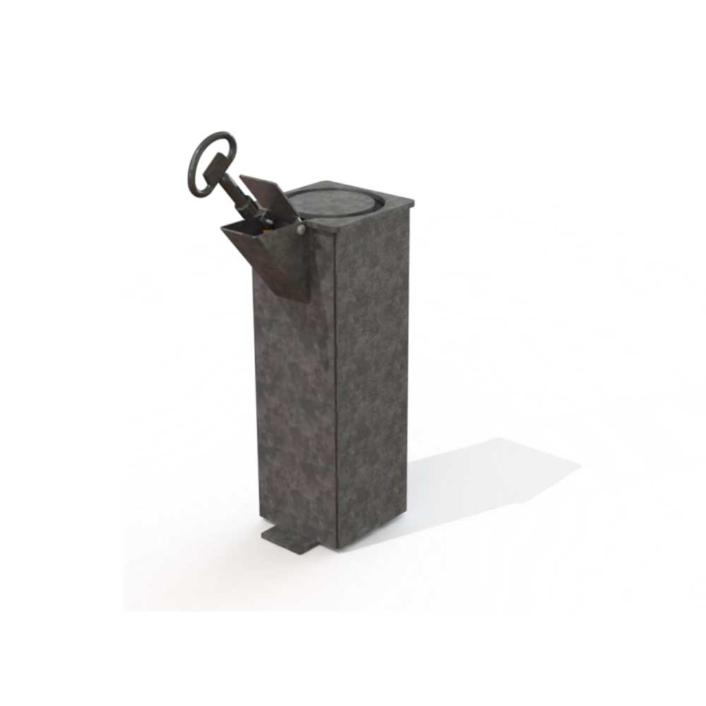 Potelet amovible décoratif