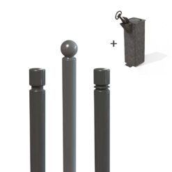 Potelet amovible décoratif