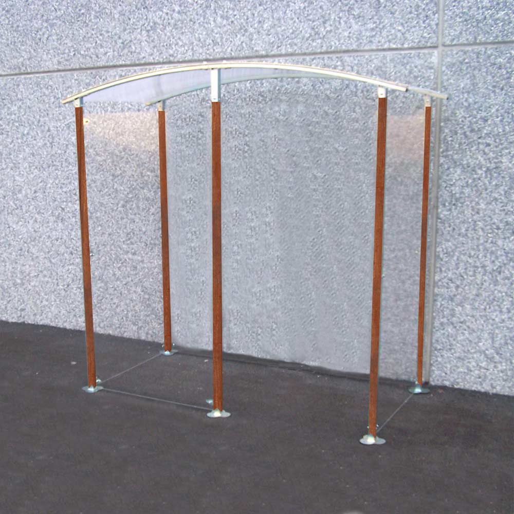 Abri fumeurs Simply bois