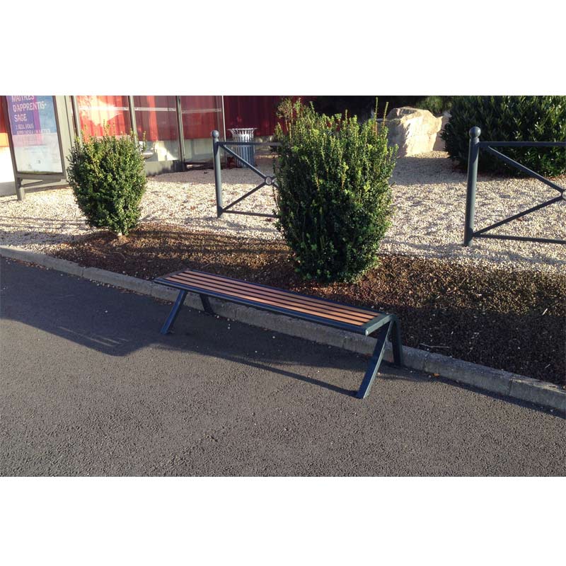Banquette-Aquitaine Teck mobilier urbain 1