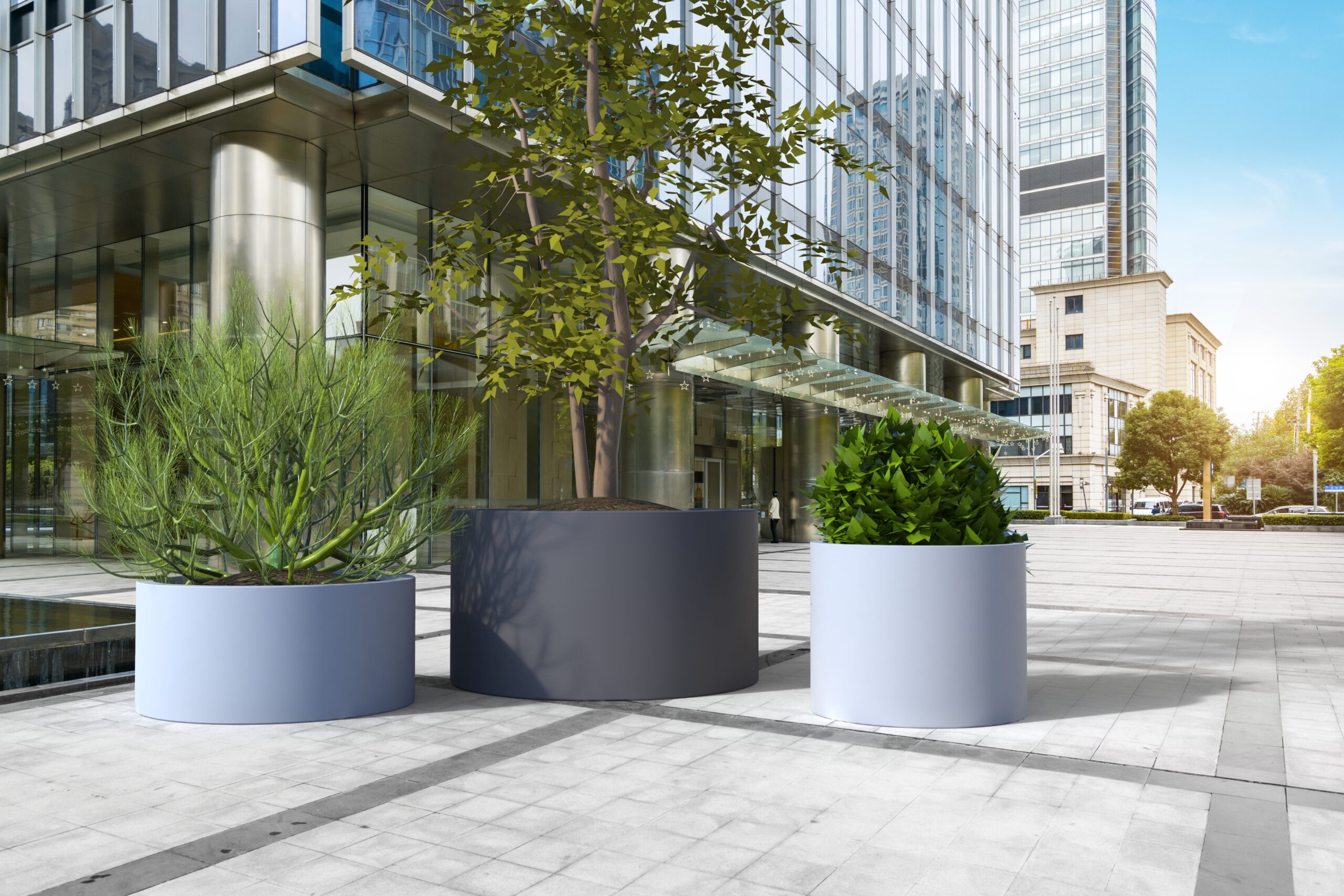 Jardinière ronde Rodéo